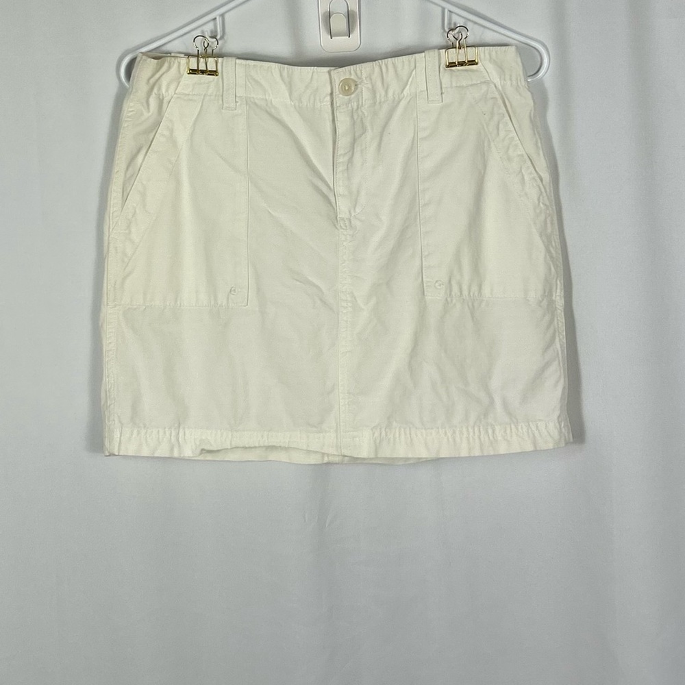 GAP Cotton Mini Skirt pockets 4